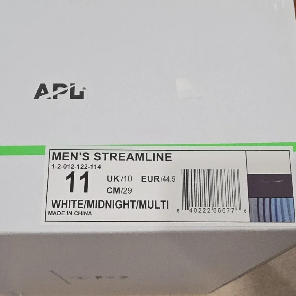 APL Mens Streamline White Sneakers.Mens Size 11. Womens 12.5 - Picture 7 of 9